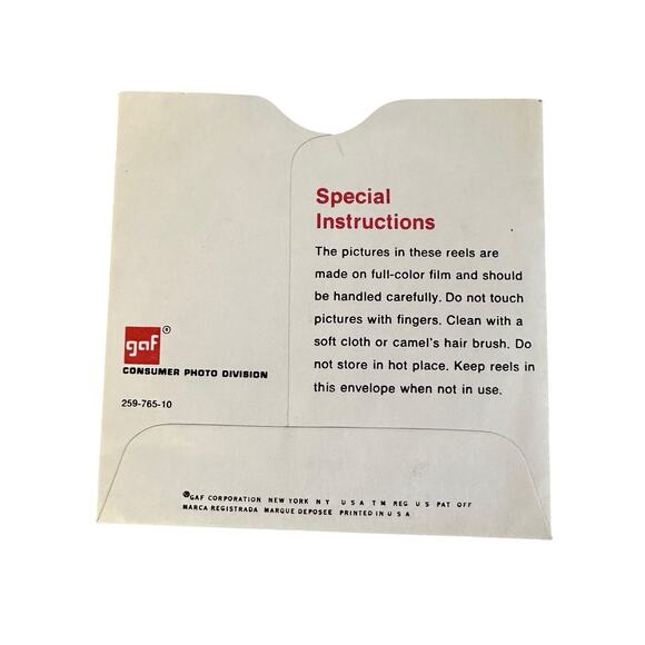 GAF View-Master A 967 CYPRESS GARDENS WATER SKI SHOW 3 Reel Set with Booklet - Picture 8 of 11